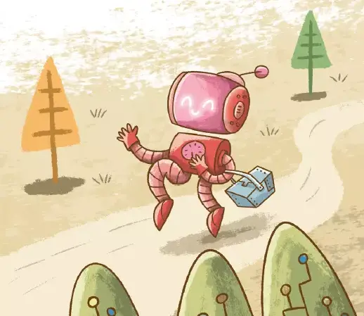 Little red robot